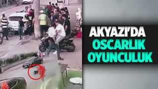 Dilencinin çığır açan oyunculuğu kamerada