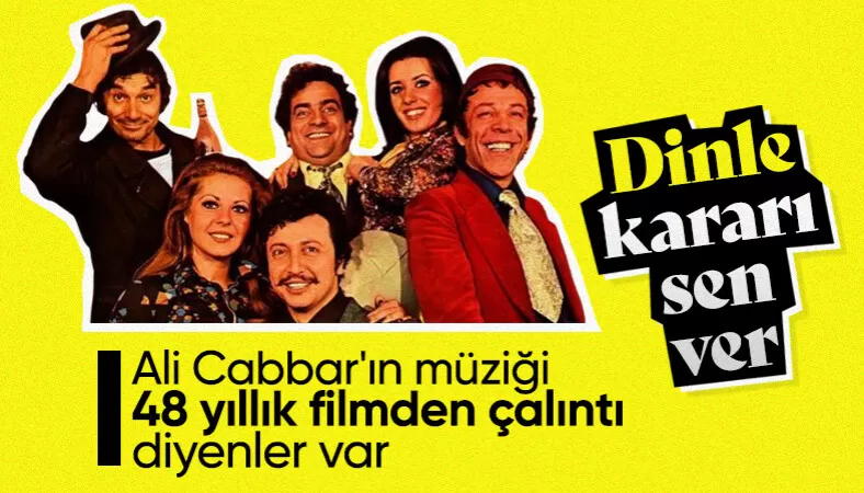 Dillere pelesenk oldu! Ali Cabbar şarkısının Yeşilçam filminin müziğiyle benzerliği ortaya çıktı