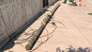 Direk devrildi internetsiz kaldılar