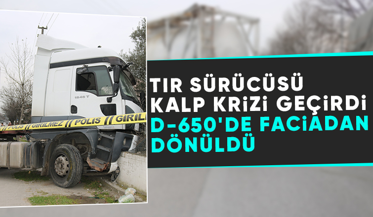 Direksiyon başında kalp krizi geçirdi, facia ucuz atlatıldı
