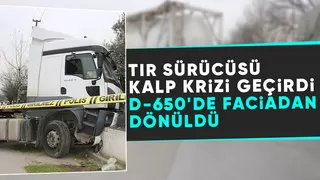 Direksiyon başında kalp krizi geçirdi, facia ucuz atlatıldı