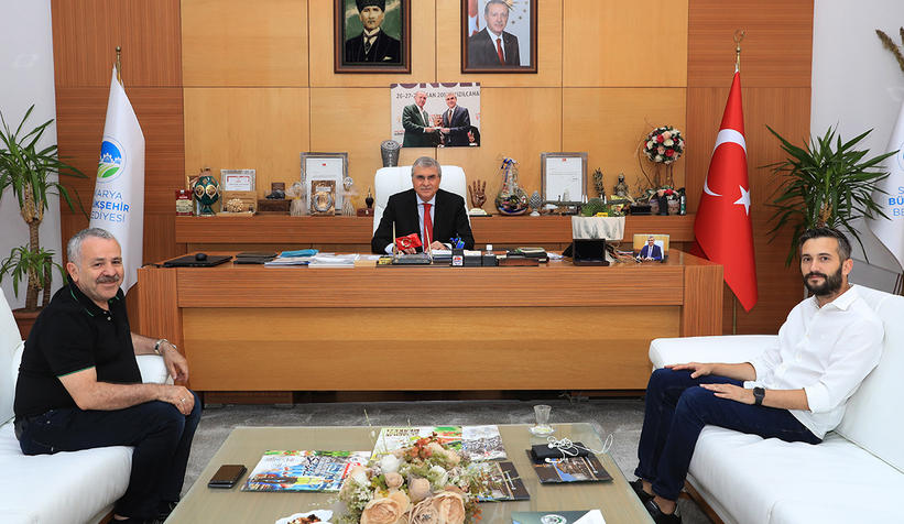 Dişli'de Başkan Yüce'ye ziyaret