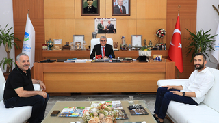 Dişli'de Başkan Yüce'ye ziyaret