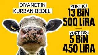 Diyanet 2025 yılı vekaletle kurban bedelleri açıklandı