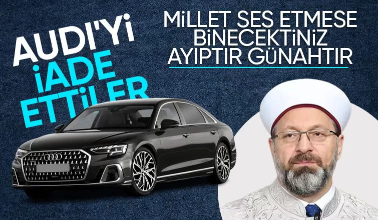 Diyanet, Audi marka makam aracını iade etti