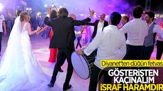 Diyanet: Düğünlerimizi israfa ve gösterişe dönüştürmeyelim