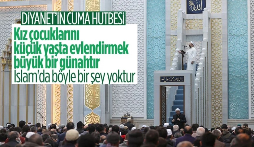 Diyanet'in 'çocuk' konulu hutbesi