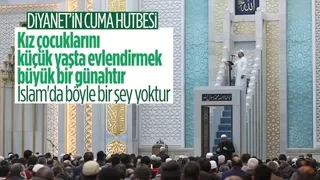 Diyanet'in 'çocuk' konulu hutbesi