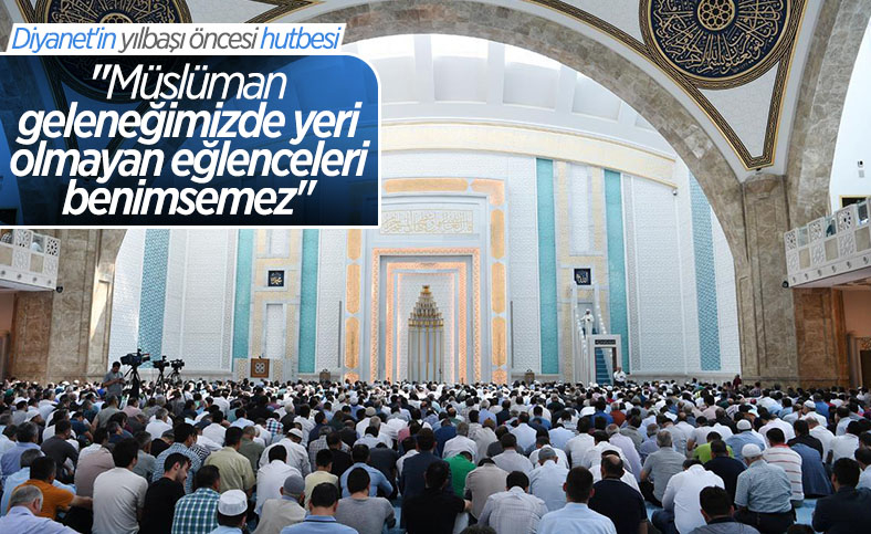 Diyanet'in cuma hutbesinde yaşam tarzı uyarısı