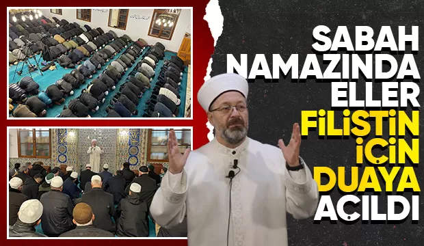 Diyanet İşleri Başkanı sabah namazını kıldırdı