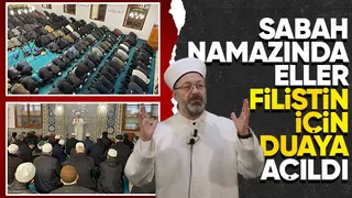 Diyanet İşleri Başkanı sabah namazını kıldırdı