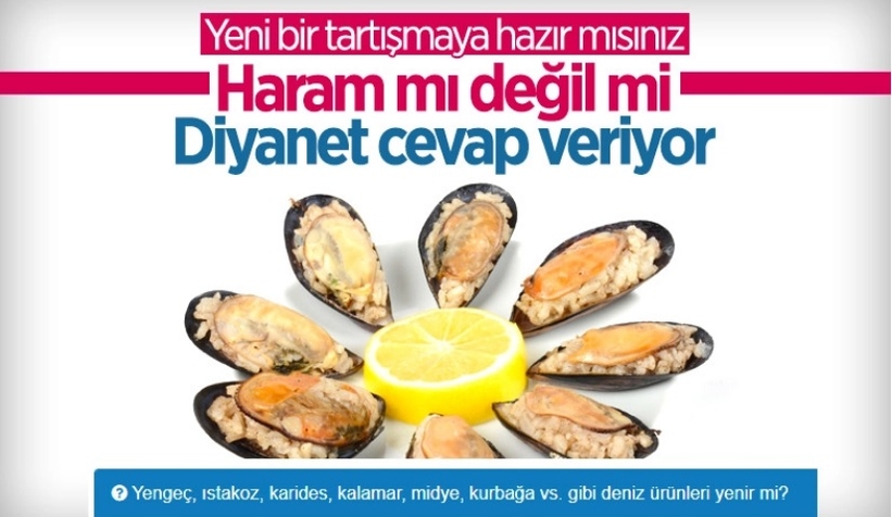 Diyanet'ten kabuklu deniz canlıları için fetva