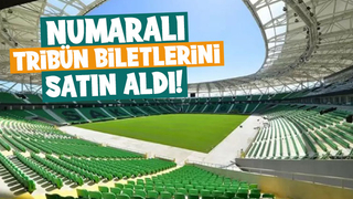Diyarbekirspor maçının numaralı tribün biletlerini satın aldı