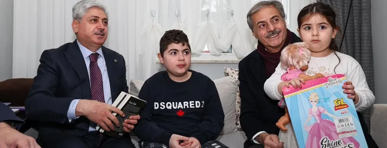 DMD Hastası Harun’a anlamlı ziyaret