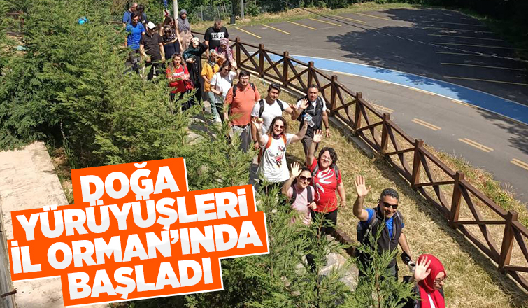 Doğa yürüyüşleri başladı