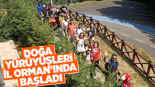 Doğa yürüyüşleri başladı