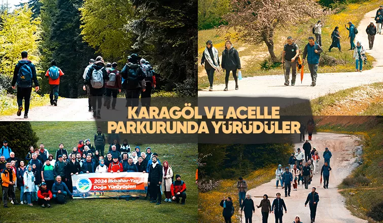 Doğa yürüyüşleri Karagöl ve Acelle Yaylaları ile devam etti