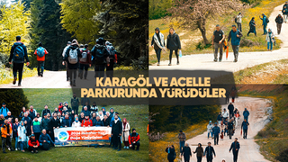 Doğa yürüyüşleri Karagöl ve Acelle Yaylaları ile devam etti