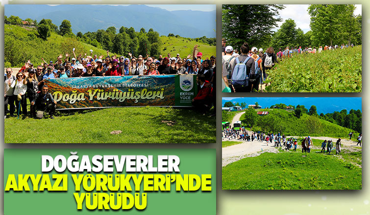 Doğa yürüyüşleri Yörükyeri parkuru ile devam etti