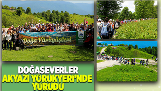 Doğa yürüyüşleri Yörükyeri parkuru ile devam etti