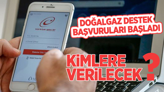 Doğalgaz destek başvuruları başladı