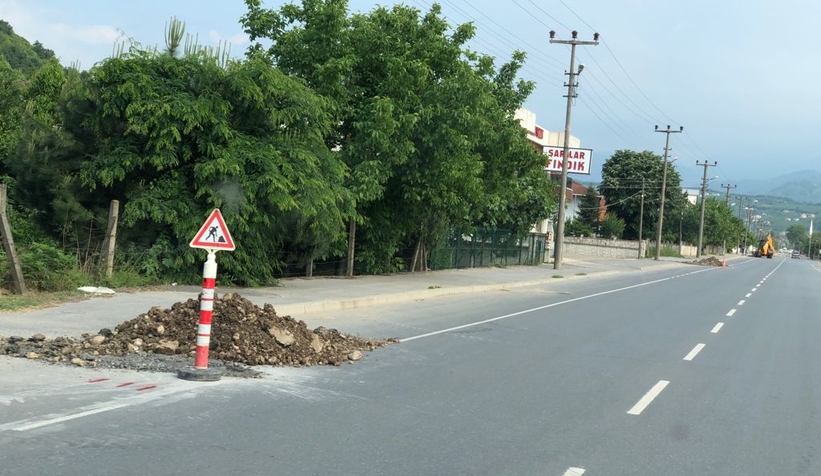 Doğalgaz geldi, kaymak gibi asfalt kesiliyor