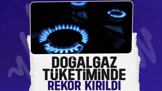Doğalgaz tüketiminde rekor