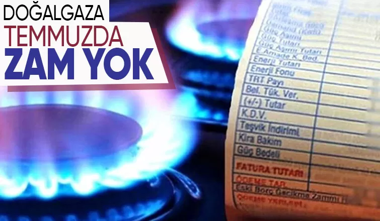 Doğalgaza zam yapılmadı