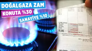 Doğalgaza zam