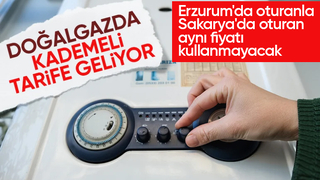 Doğalgazda kademeli fiyat tarifesi geliyor