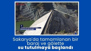 Doğantepe Barajı ve Turgutlu Göleti'nde su tutulmaya başlandı