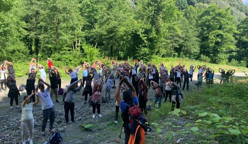 Doğaseverler Yanık Vadisi’nde buluştu