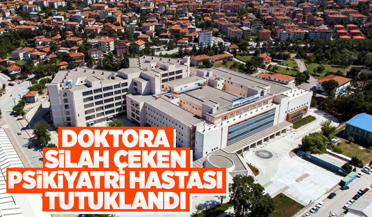 Doktora silah çekmişti, tutuklandı