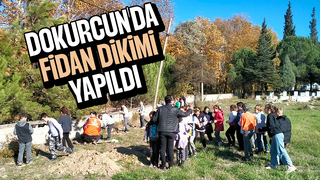 Dokurcun'da bin fidan toprakla buluştu