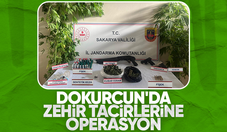 Dokurcun'da uyuşturucu operasyonu