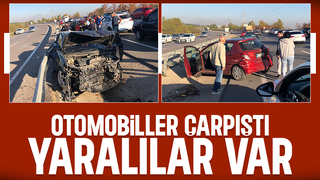 Dokurcun yolunda kaza; Yaralılar var