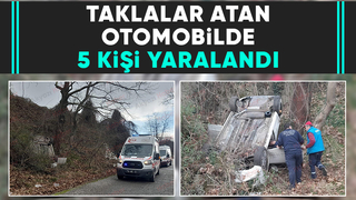 Dokurcunda kaza 5 yaralı