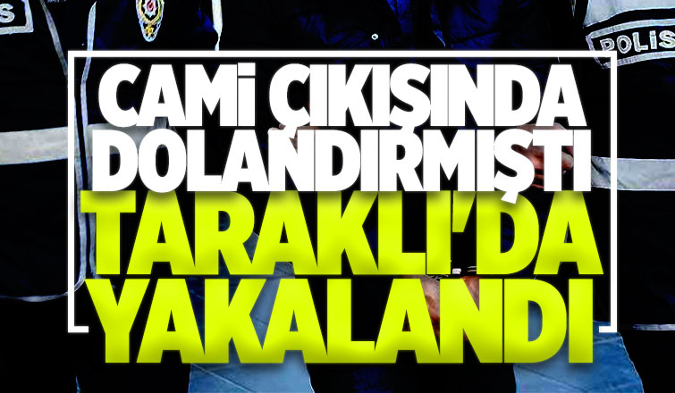 Dolandırıcı Taraklı'da yakalandı