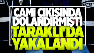 Dolandırıcı Taraklı'da yakalandı