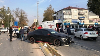 Donatımda feci kaza, yayanın topuğu koptu