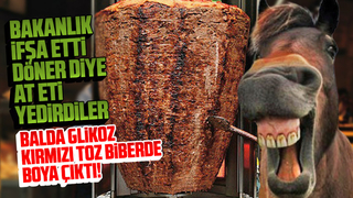 Döner diye at eti yedirdiler