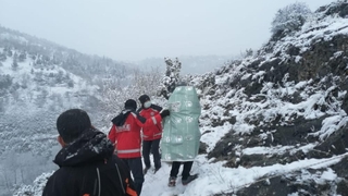 Donmak üzereyken kurtarıldı