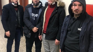 Dört kaçak göçmenin Avrupa hayali limanda son buldu