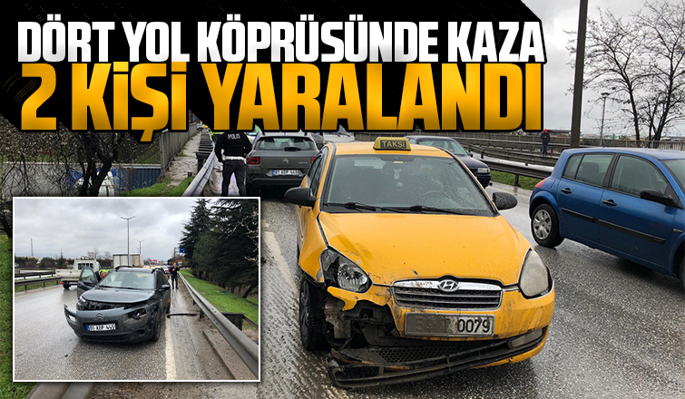 Dörtyolda kaza 2 yaralı