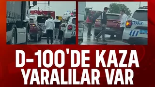 Dörtyol ışıklarında kaza, yaralılar var