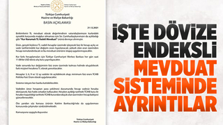 Dövize endeksli mevduat sisteminde ayrıntılar belli oldu