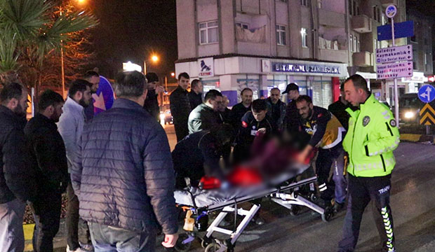 Drift atan sürücü kazaya yol açtı