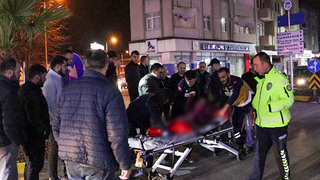 Drift atan sürücü kazaya yol açtı