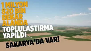 DSİ'den Sakarya'da toplulaştırma