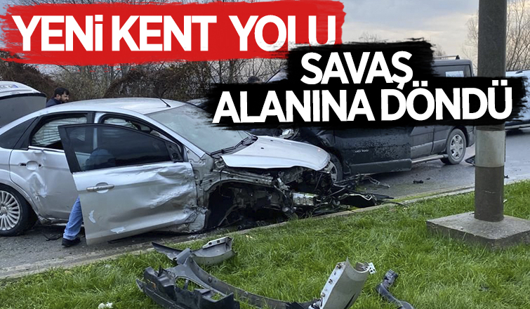 Duble yol savaş alanına döndü